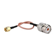 Cavo coassiale SMA maschio-UHF femmina S0239 RG316, prolunga RF, 0.1m, 0.15m, 0.3m, 1m, 2m, 3m, 5m