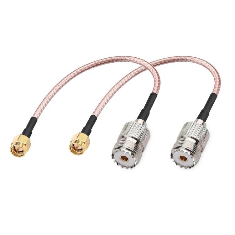 Cavo coassiale SMA maschio-UHF femmina S0239 RG316, prolunga RF, 0.1m, 0.15m, 0.3m, 1m, 2m, 3m, 5m