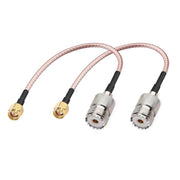 Cavo coassiale SMA maschio-UHF femmina S0239 RG316, prolunga RF, 0.1m, 0.15m, 0.3m, 1m, 2m, 3m, 5m