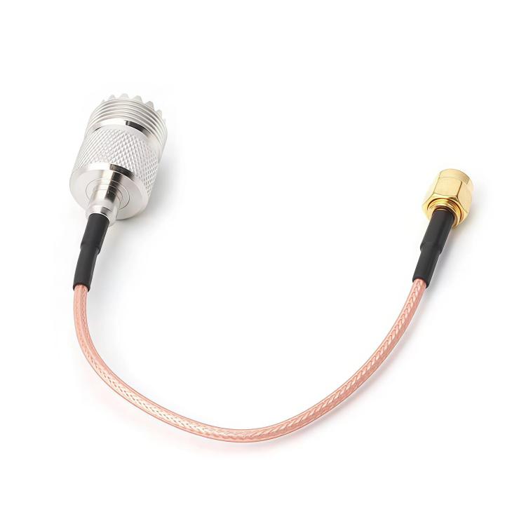 Cavo coassiale SMA maschio-UHF femmina S0239 RG316, prolunga RF, 0.1m, 0.15m, 0.3m, 1m, 2m, 3m, 5m