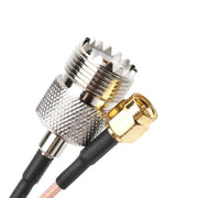 Cavo coassiale SMA maschio-UHF femmina S0239 RG316, prolunga RF, 0.1m, 0.15m, 0.3m, 1m, 2m, 3m, 5m