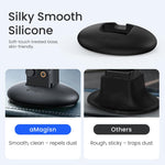 Supporto da tavolo in silicone antiscivolo aMagisn per DJI Osmo Pocket 4 / 3, con adesivo, per cruscotto e auto.