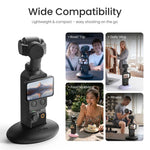 Supporto da tavolo in silicone antiscivolo aMagisn per DJI Osmo Pocket 4 / 3, con adesivo, per cruscotto e auto.