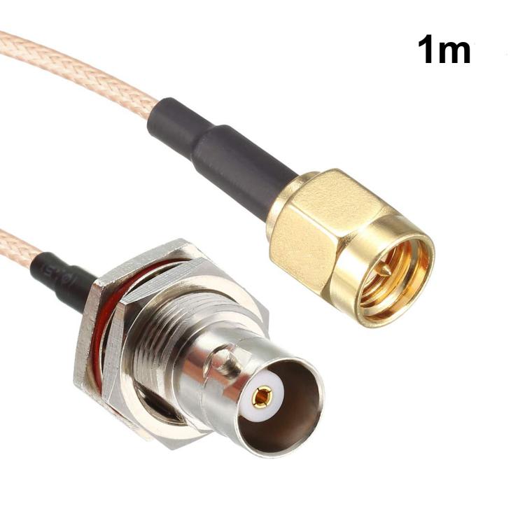 Cavo coassiale RF da SMA maschio a BNC femmina, cavo patch RG316, 0.1m, 0.15m, 0.3m, 1m, 2m, 3m, 5m