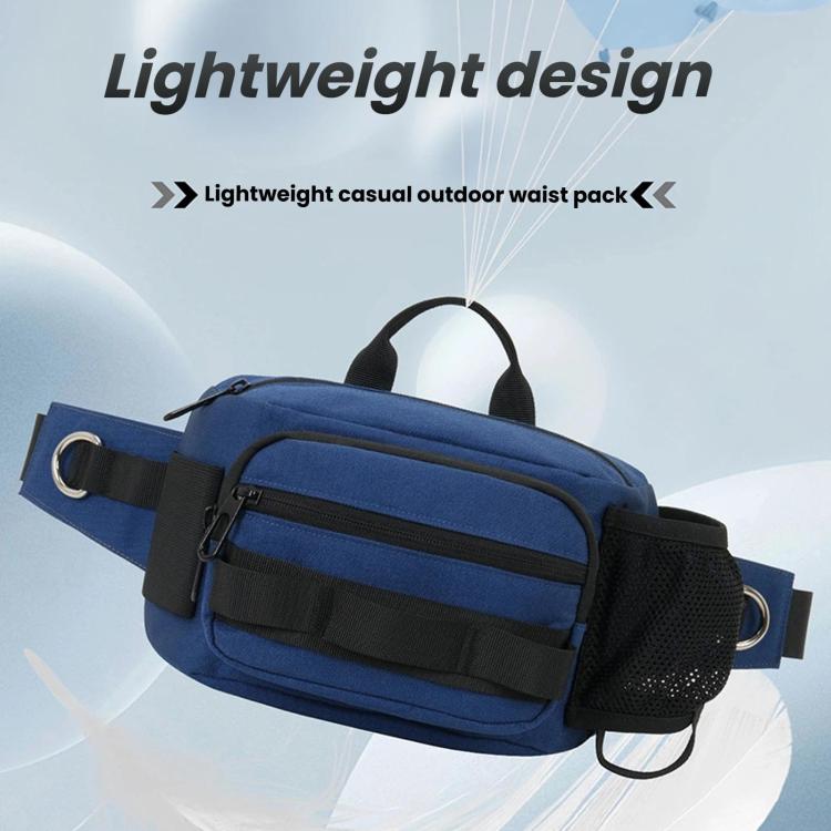 Marsupio da trekking multifunzionale impermeabile, grande capacità, ideale per escursionismo e fitness.