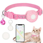 Collare di localizzazione intelligente per gatti con localizzatore GPS, doppio sistema per iOS e Android, dispositivo di localizzazione per animali domestici con campanellino.