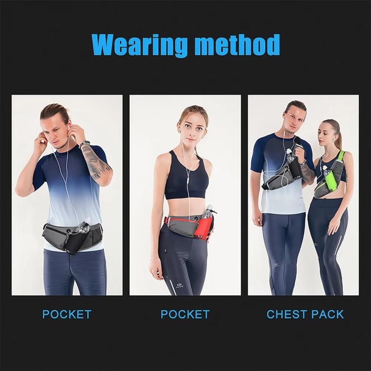 Marsupio multifunzione per fitness, fitness, sport all'aria aperta, corsa e per cellulare