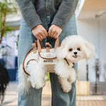 Borsa a tracolla portatile Hipipet per cani e gatti