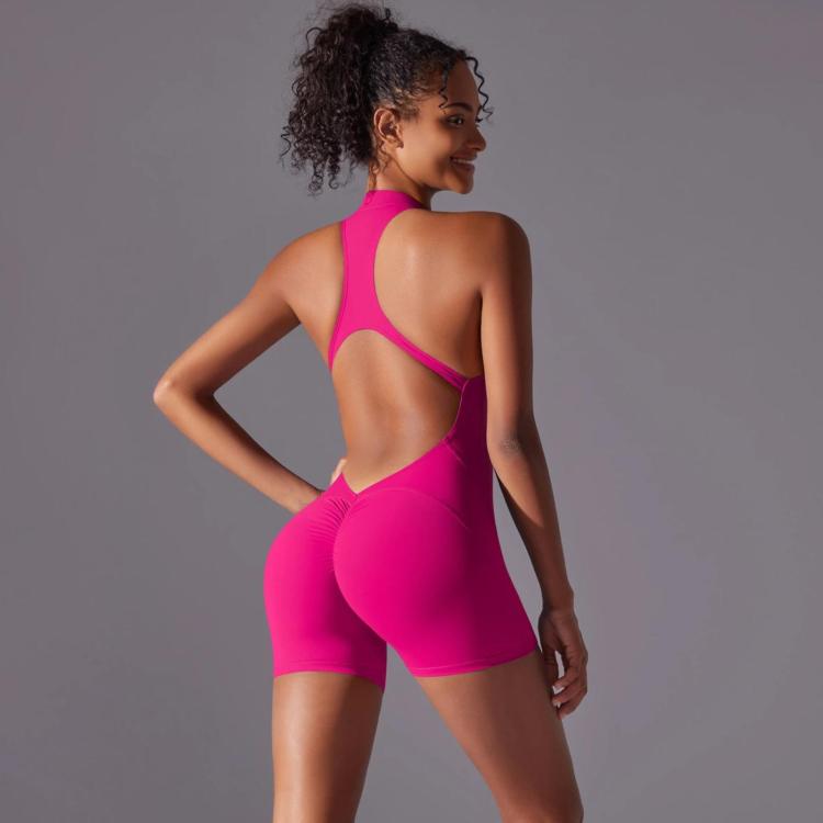 Body/abbigliamento yoga aderente e senza schienale ad alta intensità, L