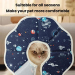 Collare post-operatorio Elizabeth per animali domestici, anello anti-leccamento, cono morbido regolabile per la convalescenza dei gatti., XS Planet, S Planet, M Planet, L Planet, XS Rocket, S Rocket, M Rocket, L Rocket