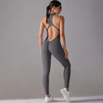 Body/abbigliamento yoga lungo, aderente e senza schienale, ad alta intensità, S