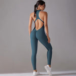 Body/abbigliamento yoga lungo, aderente e senza schienale, ad alta intensità, L