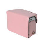 Custodia protettiva in pelle PU per fotocamera Sony ZV-E10 II / ZV-E10M2, mezza copertura con tracolla.