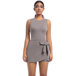 Body da tennis anti-esposizione traspirante per fitness e yoga, S, M, L, XL