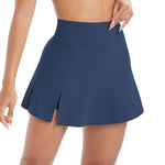 Minigonna/pantalone a vita alta traspirante per yoga e fitness, L, XL