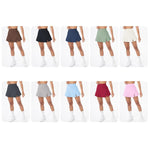 Minigonna/pantalone a vita alta traspirante per yoga e fitness, S, M