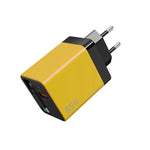 Caricabatterie da parete GaN da 65 W con cavo USB-C retrattile integrato e blocco di ricarica rapida a 3 porte., US Plug, EU Plug, UK Plug