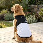 Gilet per cani a blocchi di colore con impronta di zampa, pettorina traspirante in rete per animali domestici con attacco per guinzaglio., XS, S, M, L