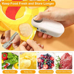 LsCook Mini Sigillatrice Portatile per Snack, Compatta, a Pressione Manuale, a Termosaldatura