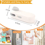 LsCook Mini Sigillatrice Portatile per Snack, Compatta, a Pressione Manuale, a Termosaldatura