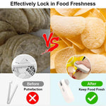 LsCook Mini Sigillatrice Portatile per Snack, Compatta, a Pressione Manuale, a Termosaldatura