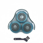 Set di testine di ricambio SH70 per rasoi Philips Norelco serie 7000 S7310 S7370 S7710 S7530 S7780 con spazzolina per la pulizia e cappuccio protettivo.