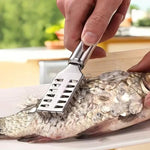 Squamatore per pesce in acciaio inossidabile, LsCook Square