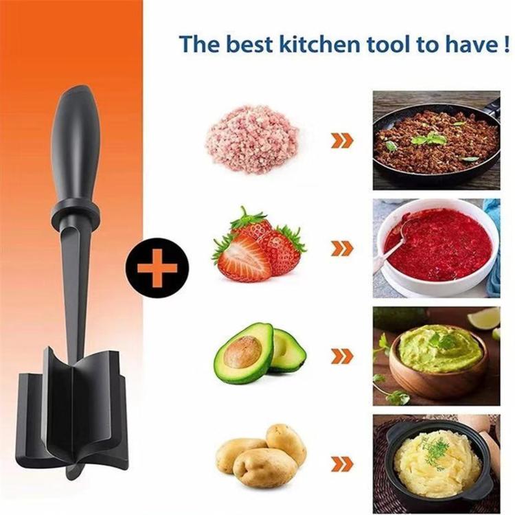 LsCook Tritacarne Manuale in Plastica Spatola da Cucina