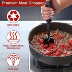 LsCook Tritacarne Manuale in Plastica Spatola da Cucina