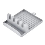 LsCook Porta spatole da cucina, scaffale portaoggetti multifunzionale per utensili, scolapiatti