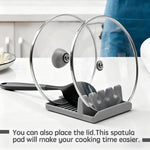 LsCook Porta spatole da cucina, scaffale portaoggetti multifunzionale per utensili, scolapiatti