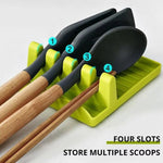 LsCook Porta spatole da cucina, scaffale portaoggetti multifunzionale per utensili, scolapiatti