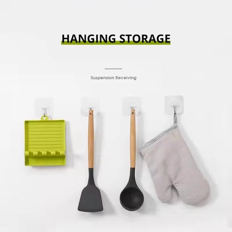 LsCook Porta spatole da cucina, scaffale portaoggetti multifunzionale per utensili, scolapiatti