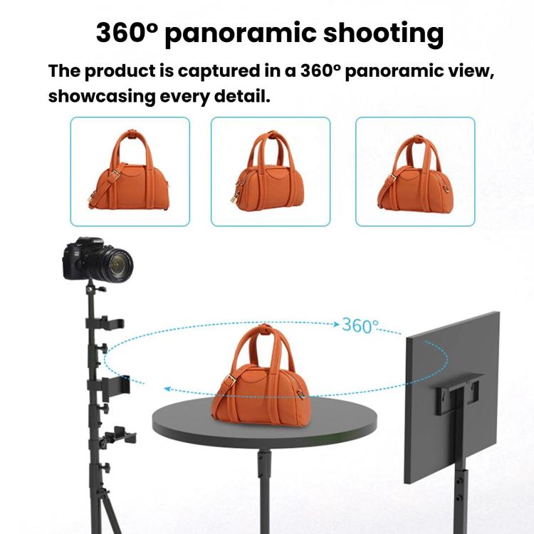 Supporto girevole elettrico a 360 gradi per esposizione, piattaforma girevole panoramica per fotografia di prodotti con smartphone e fotocamere DSLR., EU Plug, US Plug, UK Plug