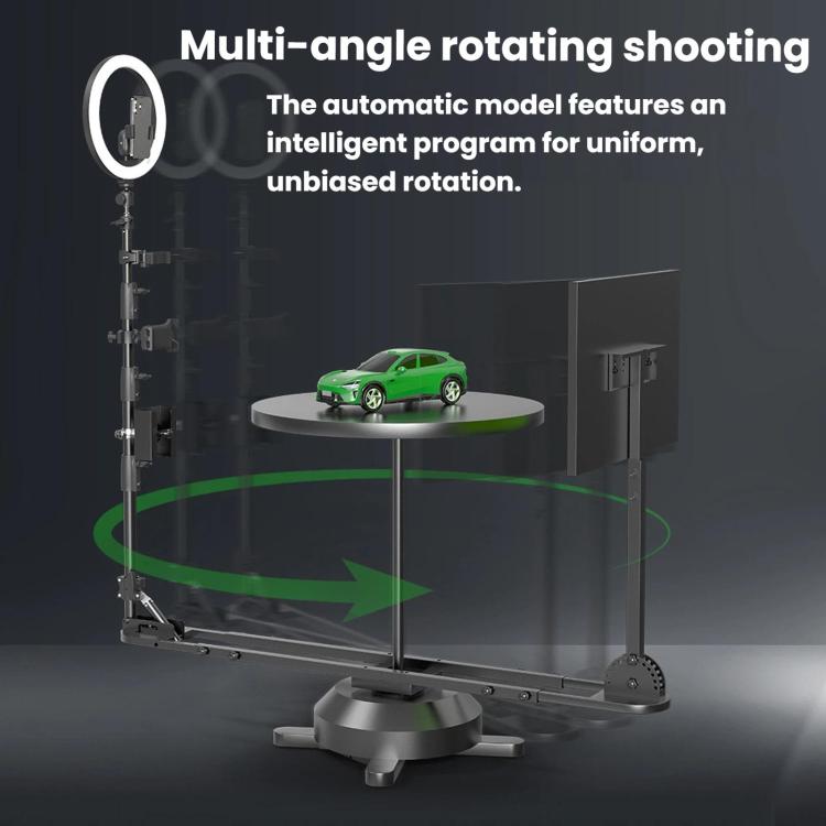 Supporto girevole elettrico a 360 gradi per esposizione, piattaforma girevole panoramica per fotografia di prodotti con smartphone e fotocamere DSLR., EU Plug, US Plug, UK Plug