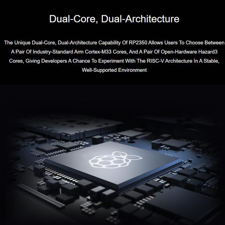 Scheda microcontroller Waveshare per Raspberry Pi Pico 2 basata sul chip ufficiale RP2350, con design dual-core e doppia architettura., Original, Starter Kit, Sensor Kit