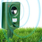 Repellente per animali a infrarossi impermeabile per esterni, repellente per donnole ad ultrasuoni ad alta potenza, Square Shape