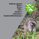 Repellente per animali a infrarossi impermeabile per esterni, repellente per donnole ad ultrasuoni ad alta potenza, Square Shape
