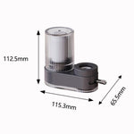 Filtro flessibile pressurizzato per rubinetto da cucina, purificatore d'acqua con nucleo in ceramica lavabile., 1 Core Grey, 4 Core Grey, 1 Core White, 4 Core White