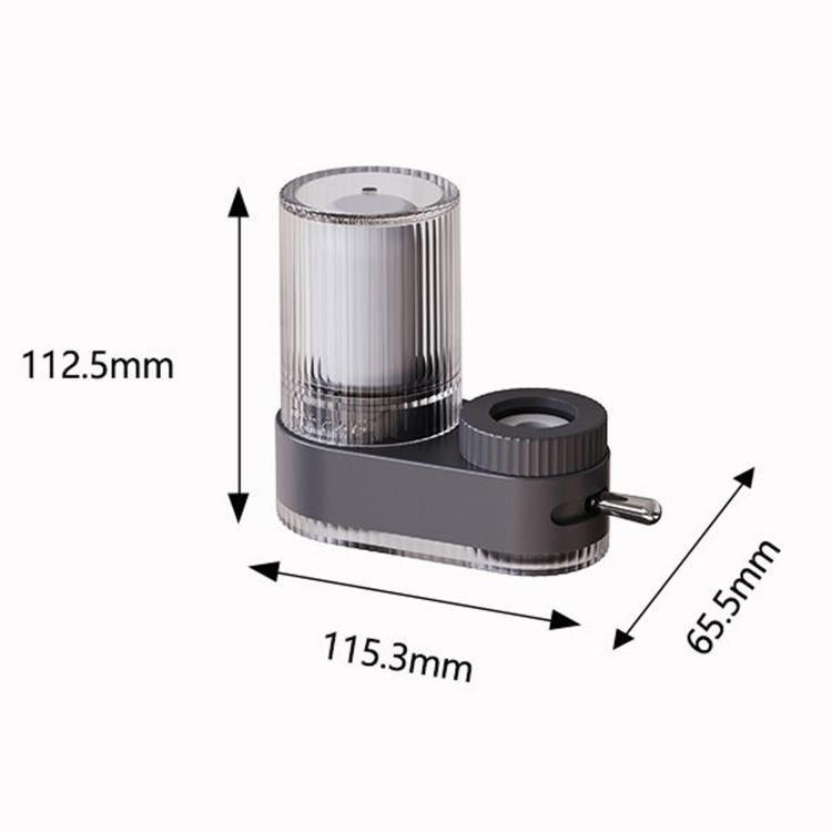 Filtro flessibile pressurizzato per rubinetto da cucina, purificatore d'acqua con nucleo in ceramica lavabile., 1 Core Grey, 4 Core Grey, 1 Core White, 4 Core White