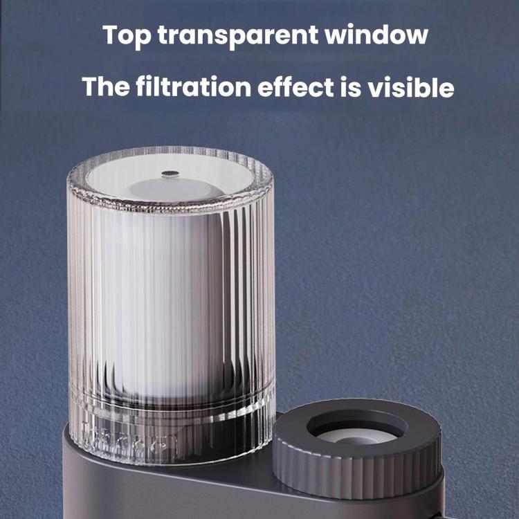 Filtro flessibile pressurizzato per rubinetto da cucina, purificatore d'acqua con nucleo in ceramica lavabile., 1 Core Grey, 4 Core Grey, 1 Core White, 4 Core White