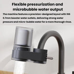 Filtro flessibile pressurizzato per rubinetto da cucina, purificatore d'acqua con nucleo in ceramica lavabile., 1 Core Grey, 4 Core Grey, 1 Core White, 4 Core White