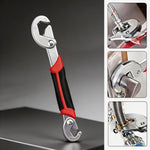 Chiave universale multifunzione da 8 pollici, regolabile, a sgancio rapido, per dadi e bulloni da 6-22 mm, chiave per tubi autoregolante per idraulica, riparazioni e settore automobilistico., Small
