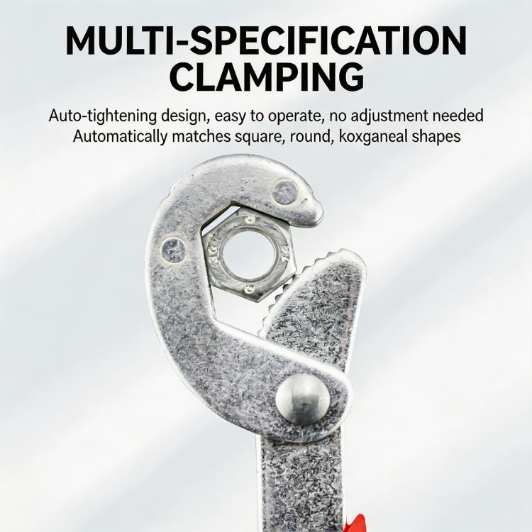 Chiave universale multifunzione da 8 pollici, regolabile, a sgancio rapido, per dadi e bulloni da 6-22 mm, chiave per tubi autoregolante per idraulica, riparazioni e settore automobilistico., Small