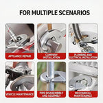 Chiave universale multifunzione da 8 pollici, regolabile, a sgancio rapido, per dadi e bulloni da 6-22 mm, chiave per tubi autoregolante per idraulica, riparazioni e settore automobilistico., Small
