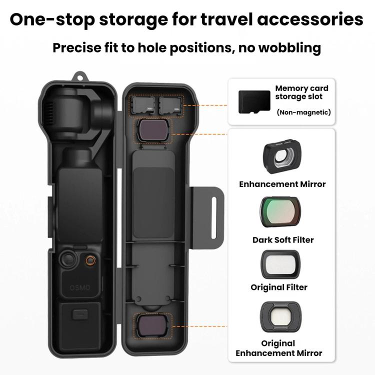 Custodia protettiva per obiettivo e display del gimbal BRDRC per DJI Osmo Pocket 4 / 3.