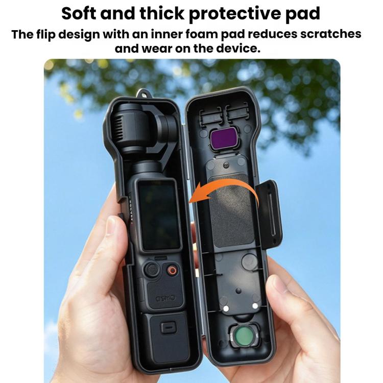 Custodia protettiva per obiettivo e display del gimbal BRDRC per DJI Osmo Pocket 4 / 3.