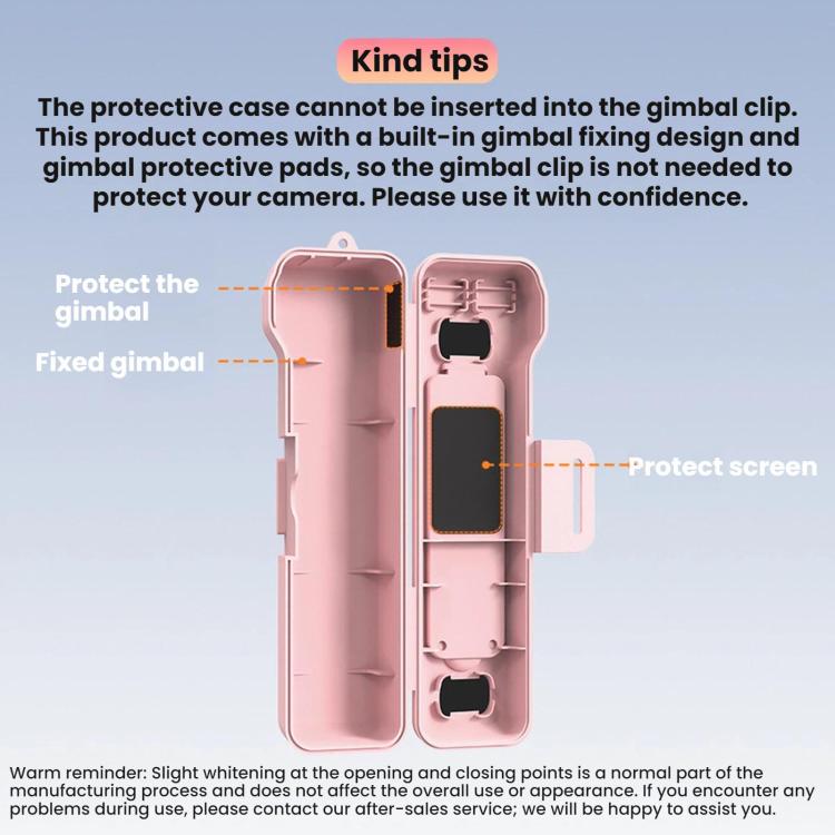 Custodia protettiva per obiettivo e display del gimbal BRDRC per DJI Osmo Pocket 4 / 3.