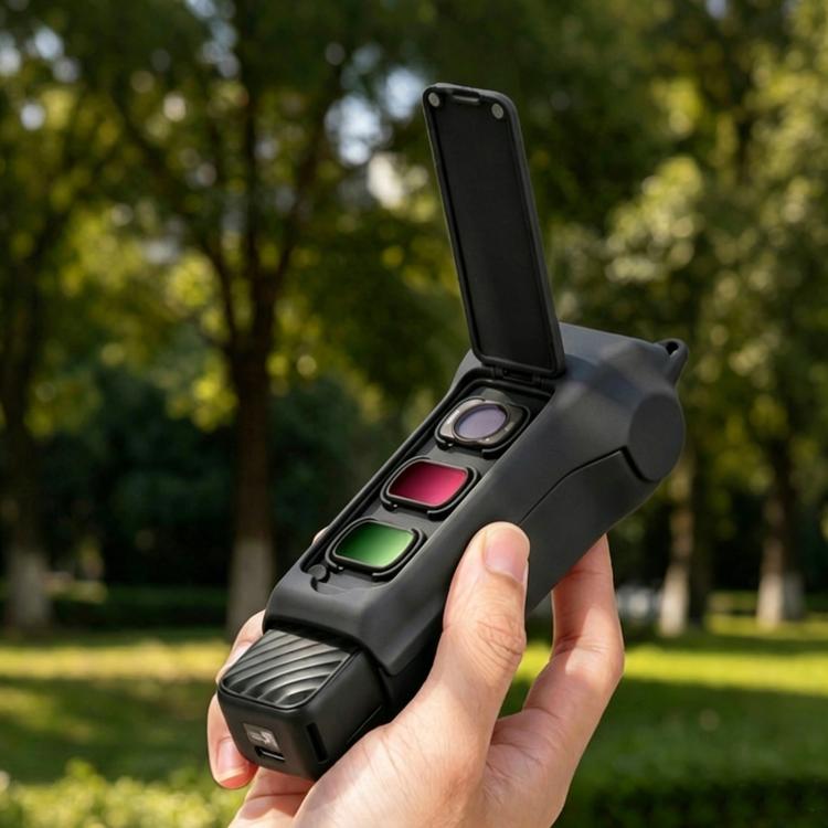 Custodia protettiva per filtro obiettivo BRDRC per DJI Osmo Pocket 4/3.
