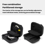 Borsa per fotocamera CCD portatile Cwatcun H45 3.0, tracolla singola in EVA, per fotocamere mirrorless compatte., H45 3.0 (Black)